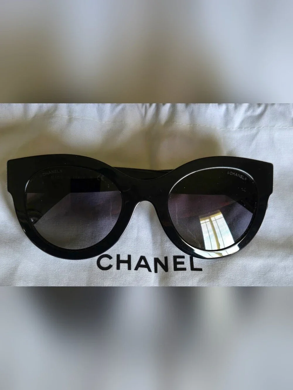 Chanel Crystal Embellished Sunglasses CH5420-B c.501/s6 Stunning!
